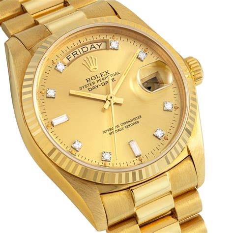 gold day date rolex ebay|Rolex Day-Date price list.